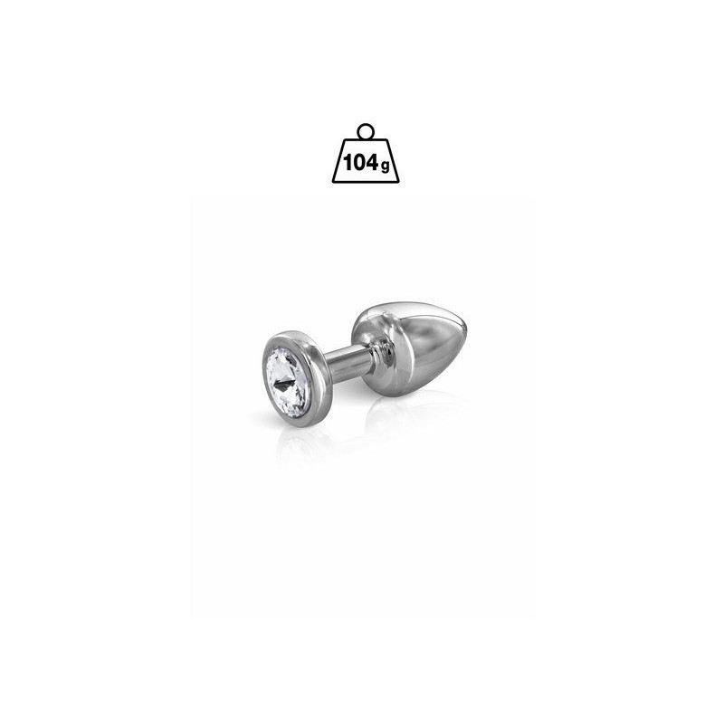 Dream Plug Silver+Bijou Clear Xs