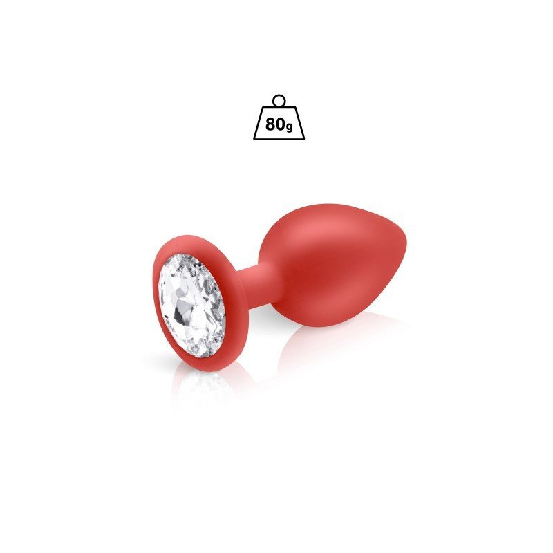 Cloud Plug Silicone Red+Bijou L  
