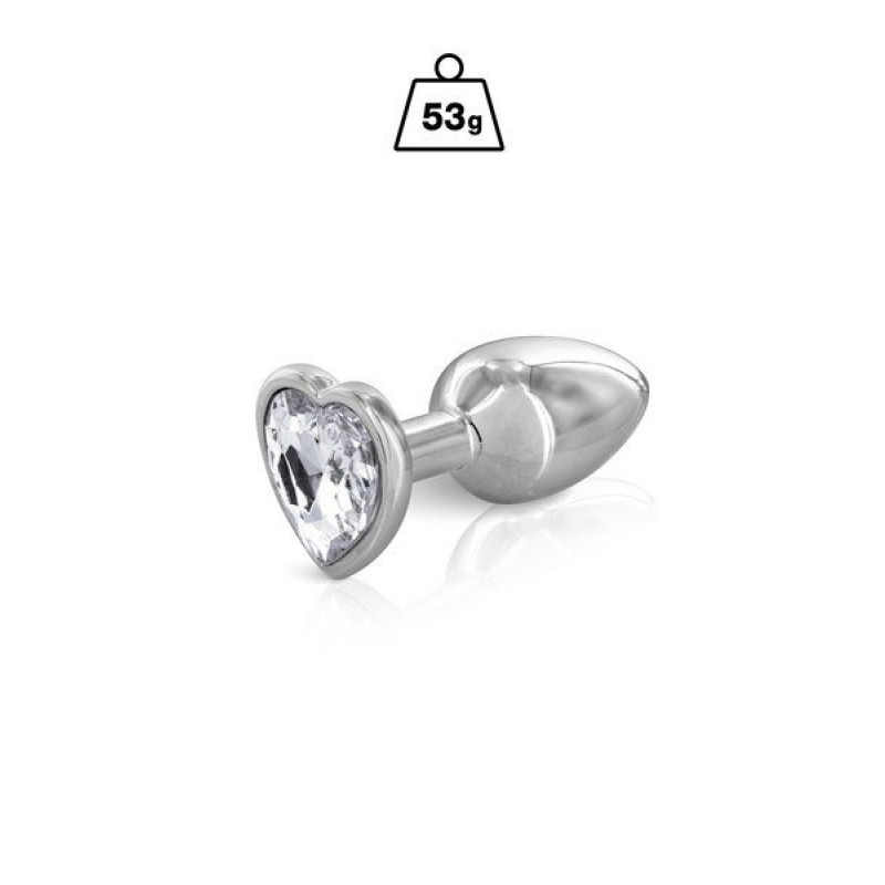 Gloria Plug Argent+Bijou Clear S  