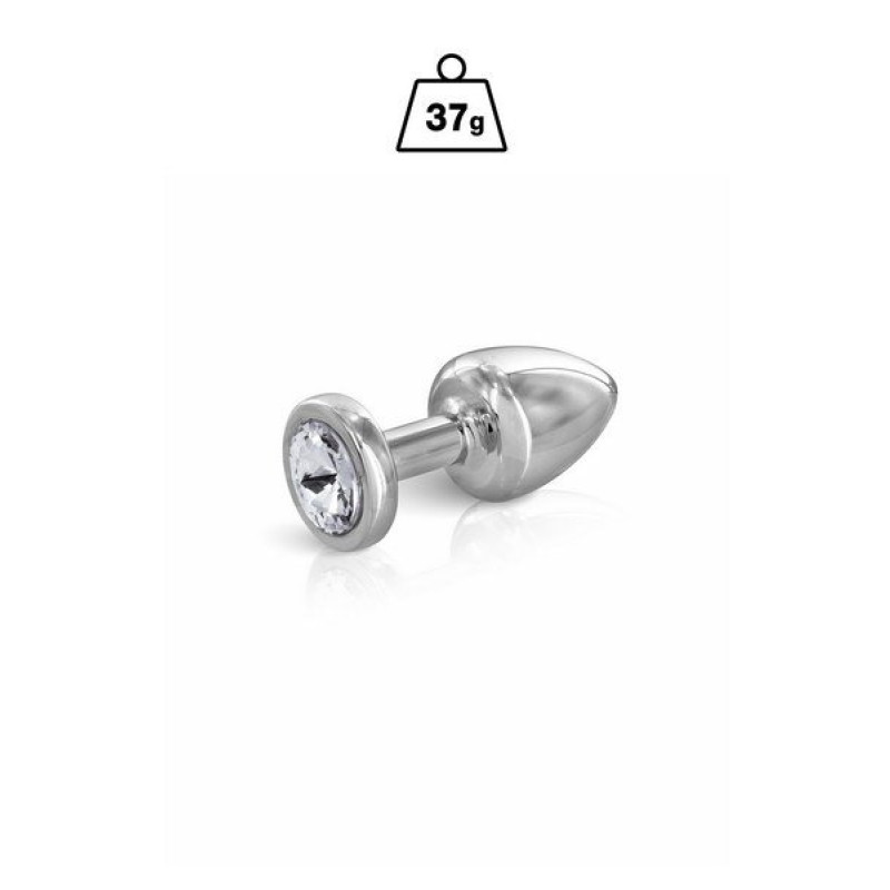 Angel Plug Argent+Bijou Clear Xs  