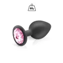 Cloud Plug Silicone Noir+Bijou L