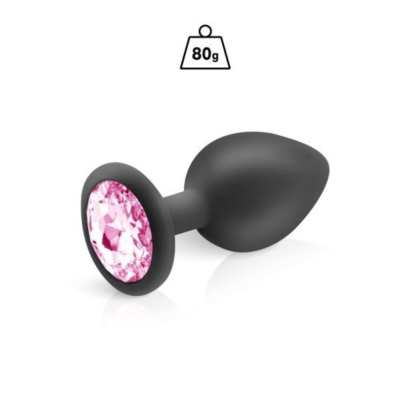 Plug de silicone de nuvem Preto+Joia L