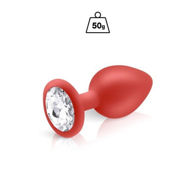 Cloud Plug Silicone Red+Bijou M  
