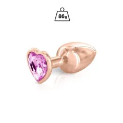 Gloria Plug Rose Gold +Heart M