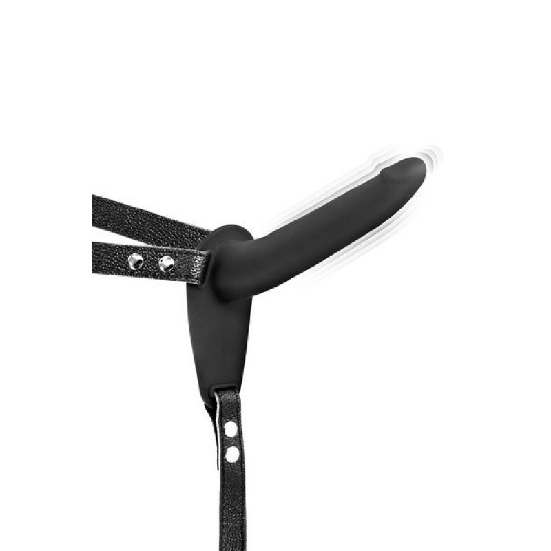 Simple Strap-On Vibrant Black