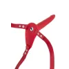 Single Strap-On Vibrant Red