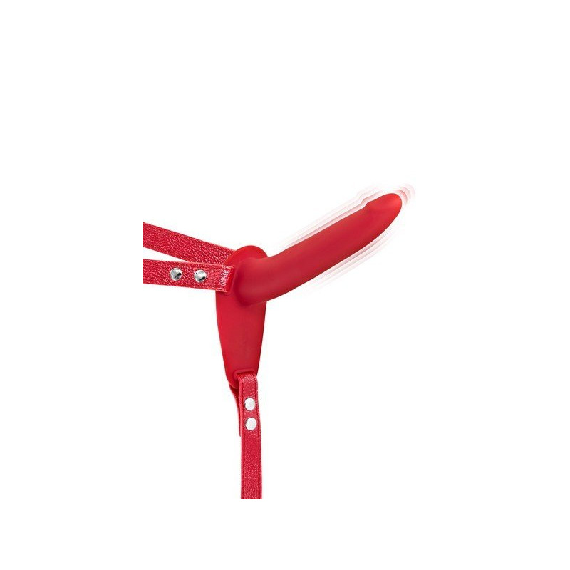 Simple Strap-On Vibrant Red    