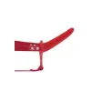 Single Strap-On Vibrant Red