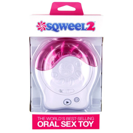 Sqweel - 2 juguetes sexuales orales blancos Sqweel - 3