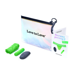 Secret Panty 2 Green Fluo Love to Love - 1
