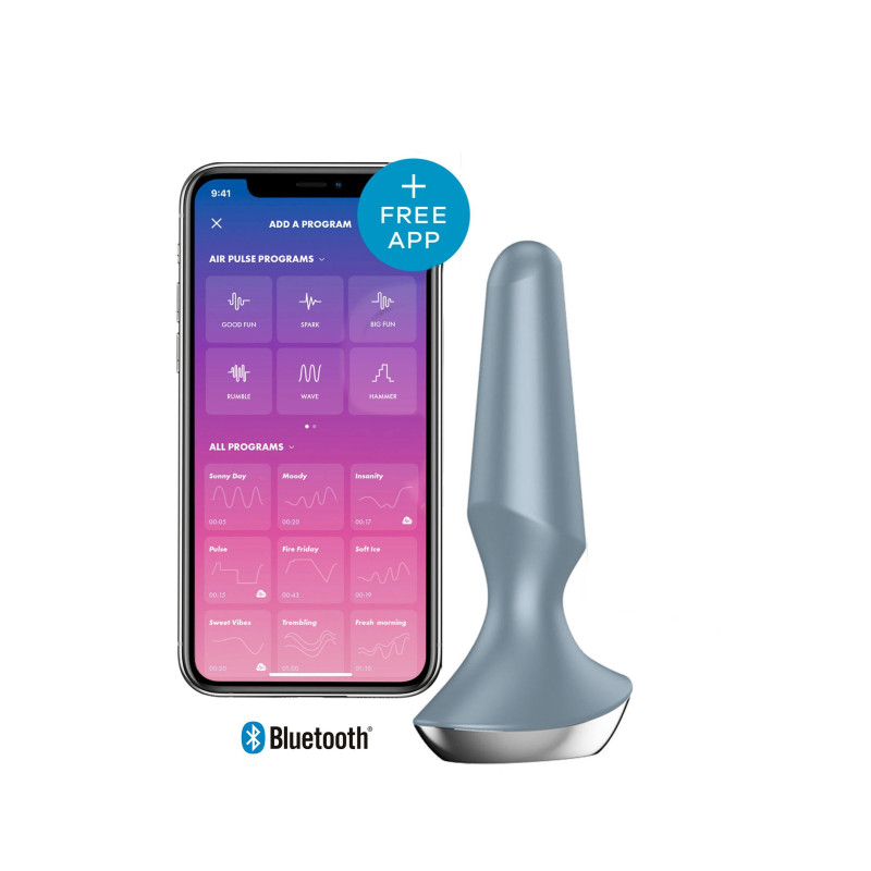 Plug Anal USB Connecté Ilicious 2 gris  