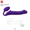 Strap-on Non Vibrant Violet Taille L