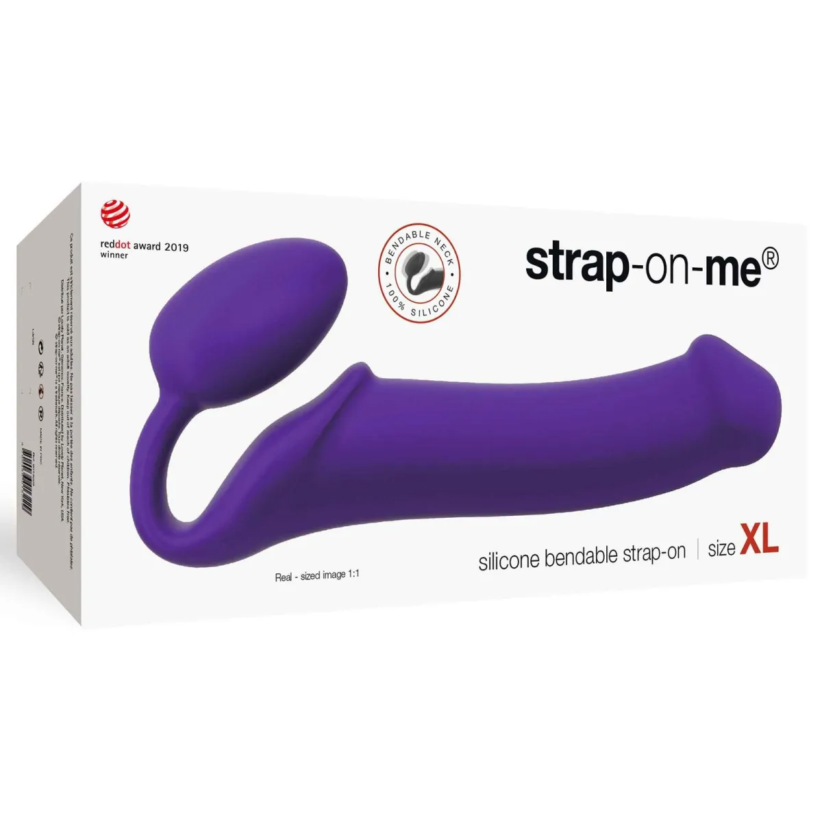 Strap-on Non-Vibrating Purple Size XL