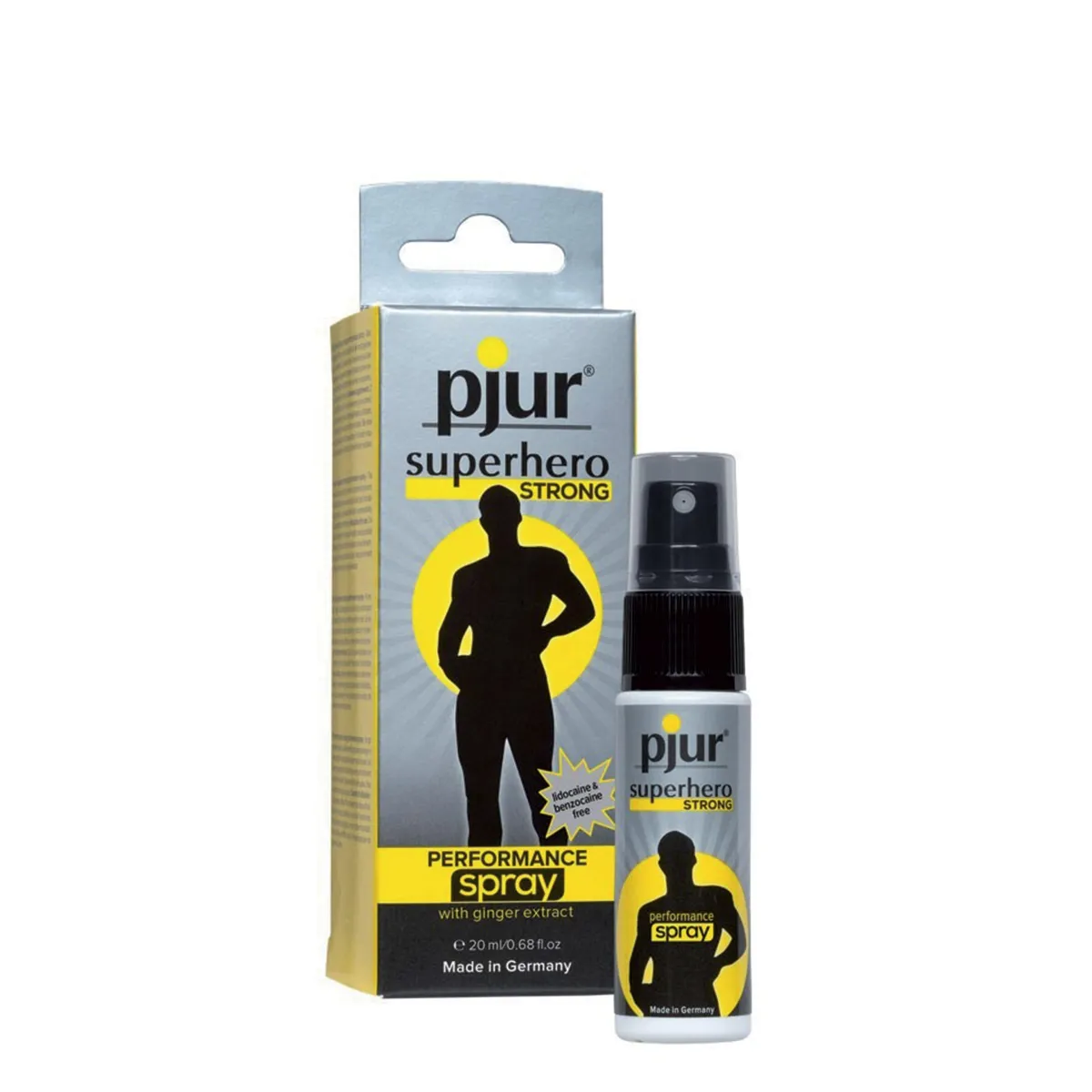 Super-herói Strong PJUR Retardante Spray 20 ml