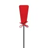 Cravache paddle pompon vermelho