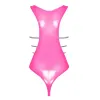 Body string pink glossy silver ornaments
