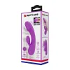 Vibrador de coelho muito flexível 2 motores Doreen