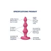 Vibrating anal plug pink diamonds Lolli 1 Satisfyer