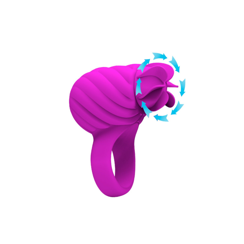 Anel vibratório com Clitoris Stimulator Frances