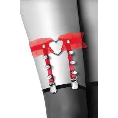 Garter Flying Heart Red