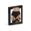 Porte-jarretelles dentelle noire et string