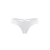 Tanga brasileña blanca ajustable Paris Hollywood