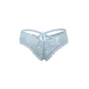 Blue tanga in fine lace Paris Hollywood