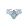 Blue tanga in fine lace Paris Hollywood