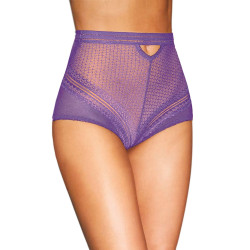 Sexy purple high panties fine mesh Paris Hollywood - 1