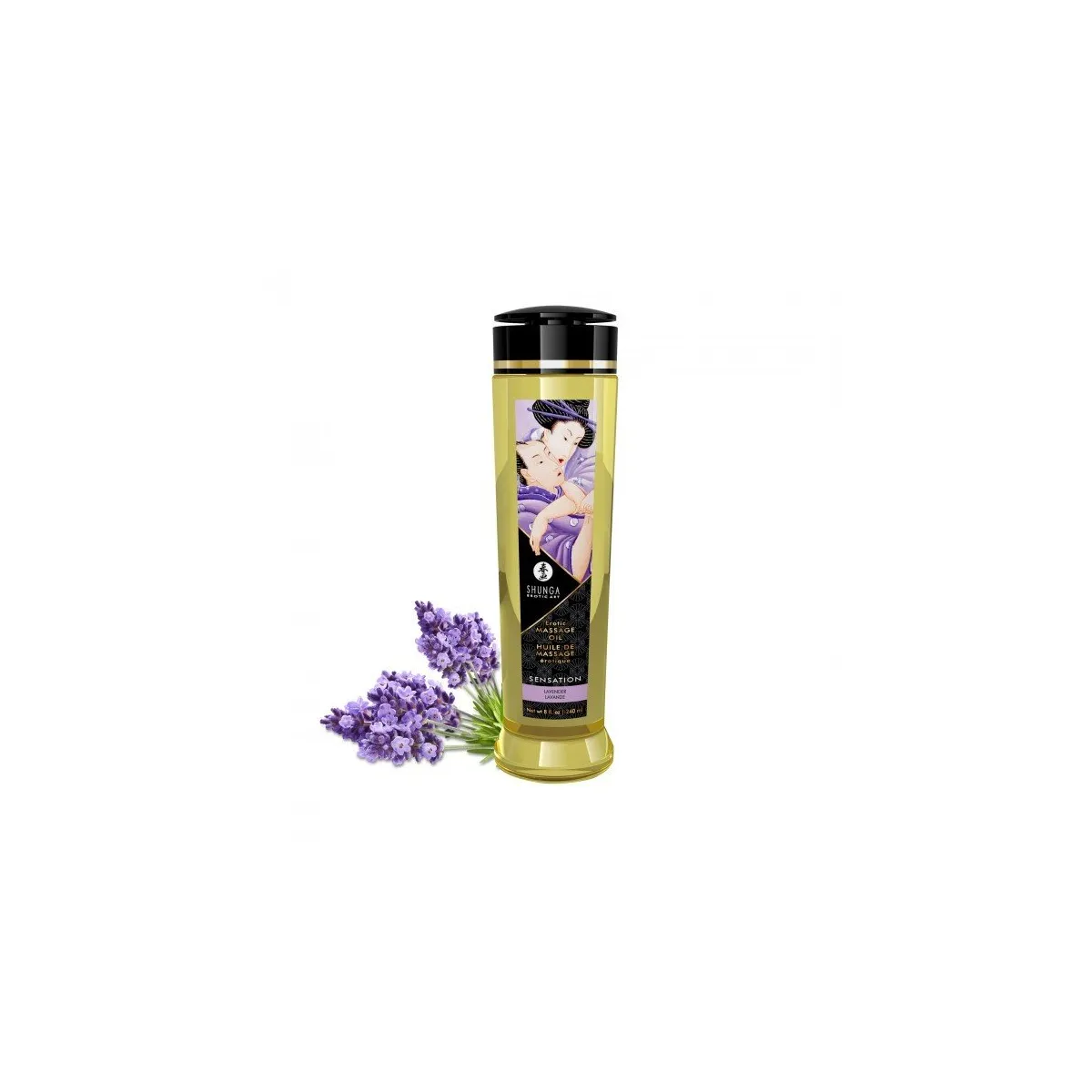 Sensação de óleo de massagem erótica / Lavanda Sensação de óleo de massagem erótica / Lavanda