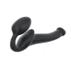 Strap-On Semi-Realist Bendable Black - S