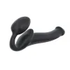 Strap-On Semi-Realist Bendable Black - M