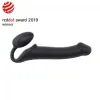 Strap-On Semi-Realist Bendable Black - L