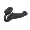 Strap-On Semi-Realist Bendable Black - L