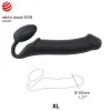 Strap-On Semi-Realist Bendable Black - Xl