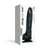 Soft Realistic Dildo Black - Xl