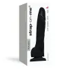 Soft Realistic Dildo Black - L