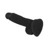 Soft Realistic Dildo Black - S