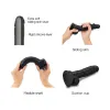 Sliding Skin Realistic Dildo Noir - Xl