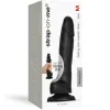 Sliding Skin Realistic Dildo Black - M