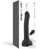 Esguichando Cum Dildo Semi-Realista Preto - L