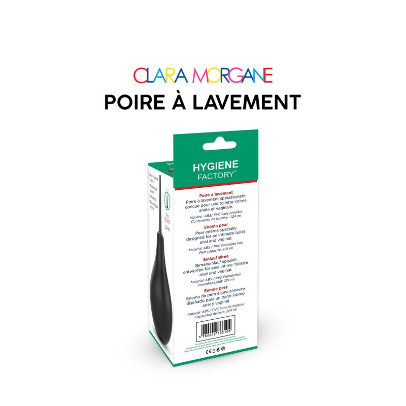 Poire à lavement noire