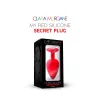 My Red Silicone Secret Plug Small