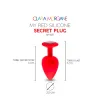 My Red Silicone Secret Plug Small