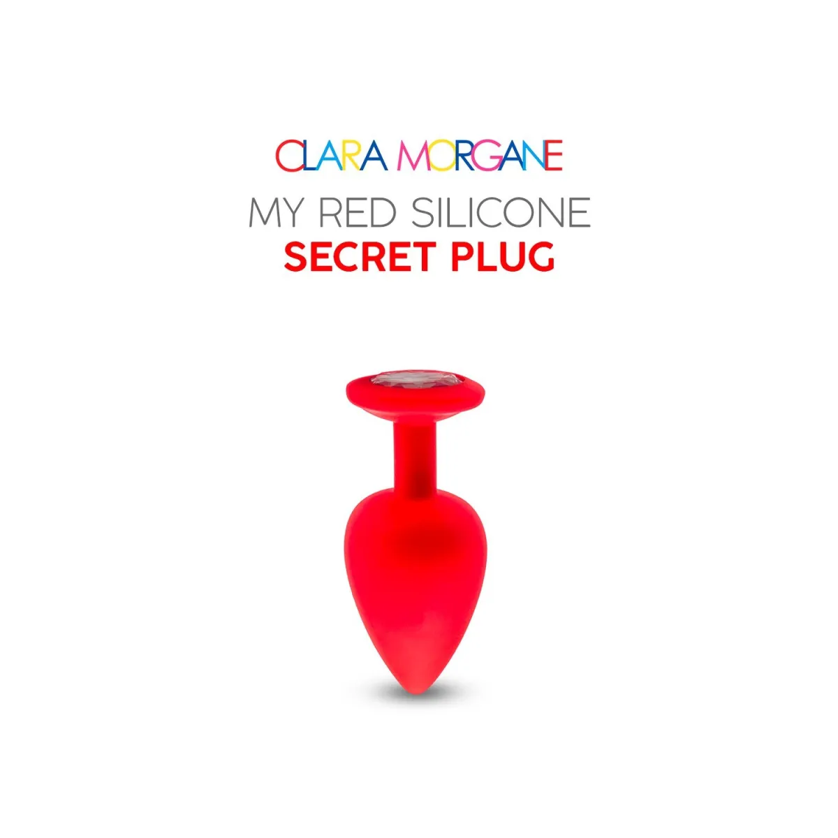 My Red Silicone Secret Plug Small