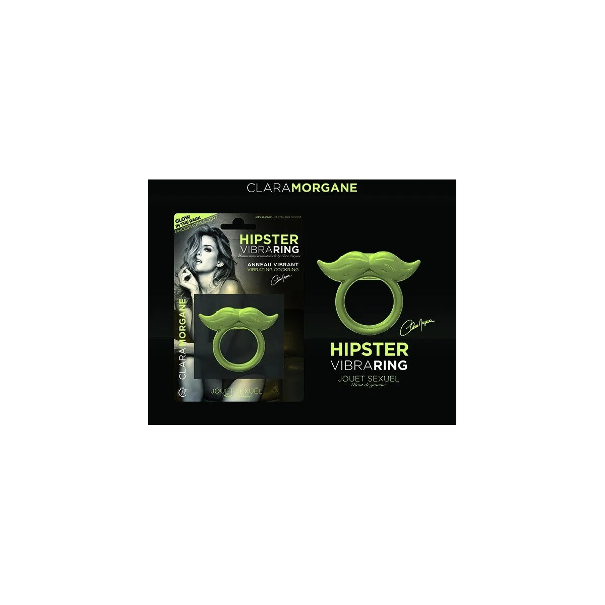 Hipster Vibra Ring Phosphorescent