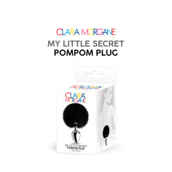 My Little Secret Pompom Plug Black Clara Morgane - 1