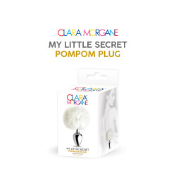 My Little Secret Pompom Plug White Clara Morgane - 1