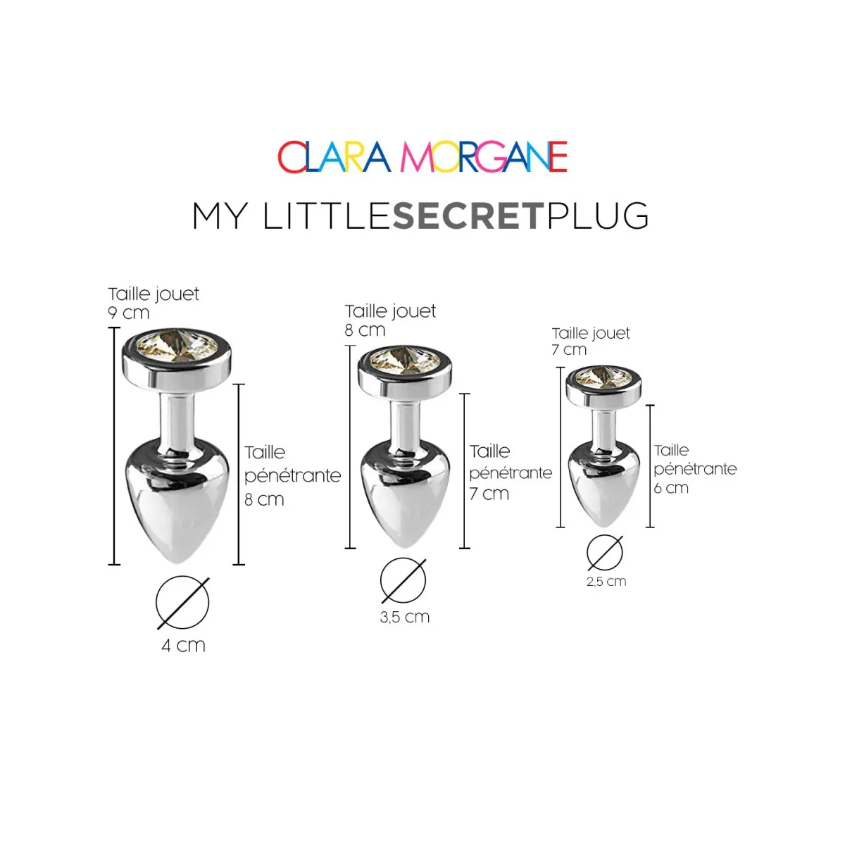 My Little Secret Plug Large White