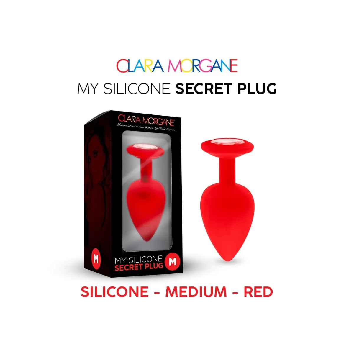 My Silicone Secret Plug MEDIUM RED